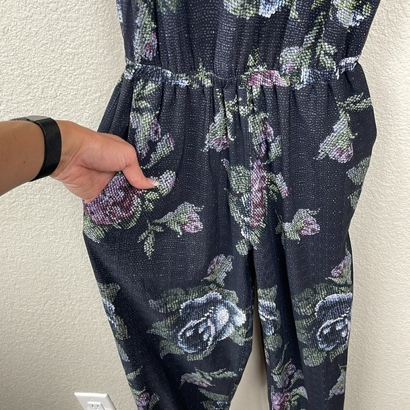 Rare Lululemon Party Onesie Garden Party Smooth Silver Multi Jumpsuit Sz 4 - Picture 6 of 14